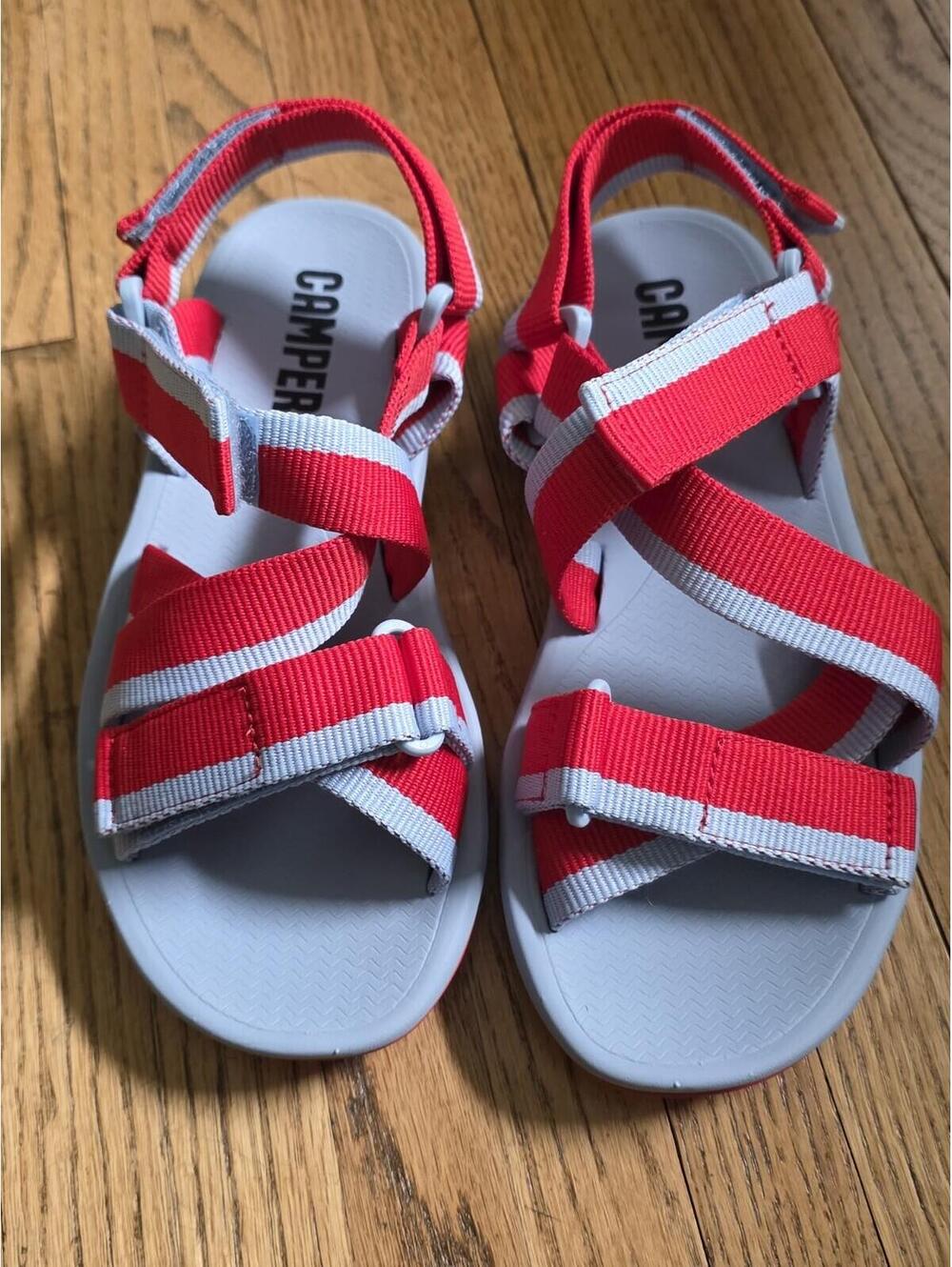Womens Camper Sandel Z- Ven #14088 Red Size 7